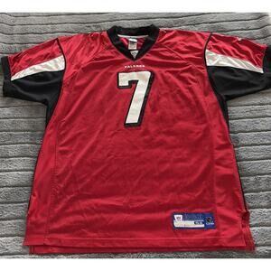 NFL Atlanta Falcons STITCHED Red Michael Vick #7 Reebok Jersey Sz 54